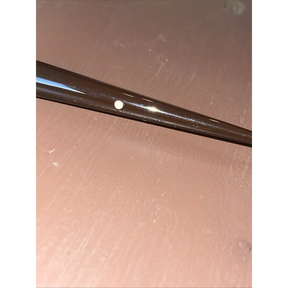 Vintage Sheaffer White Dot Desk Fountain‎ Brown Pen Only Stainless Steel Nib